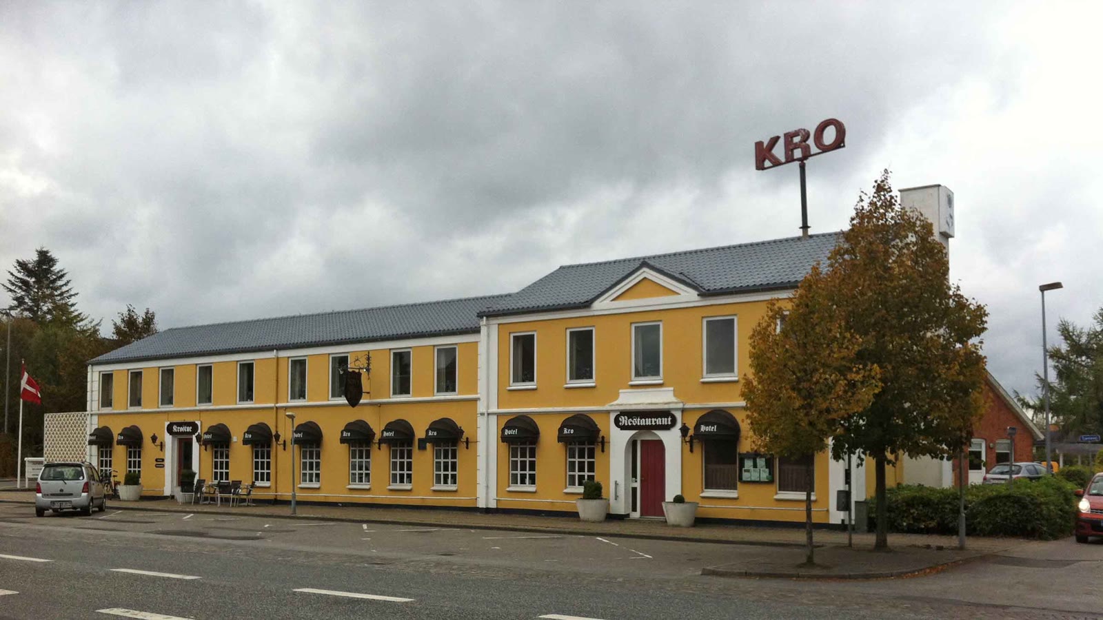 AuningKro — gade og huse i Auning