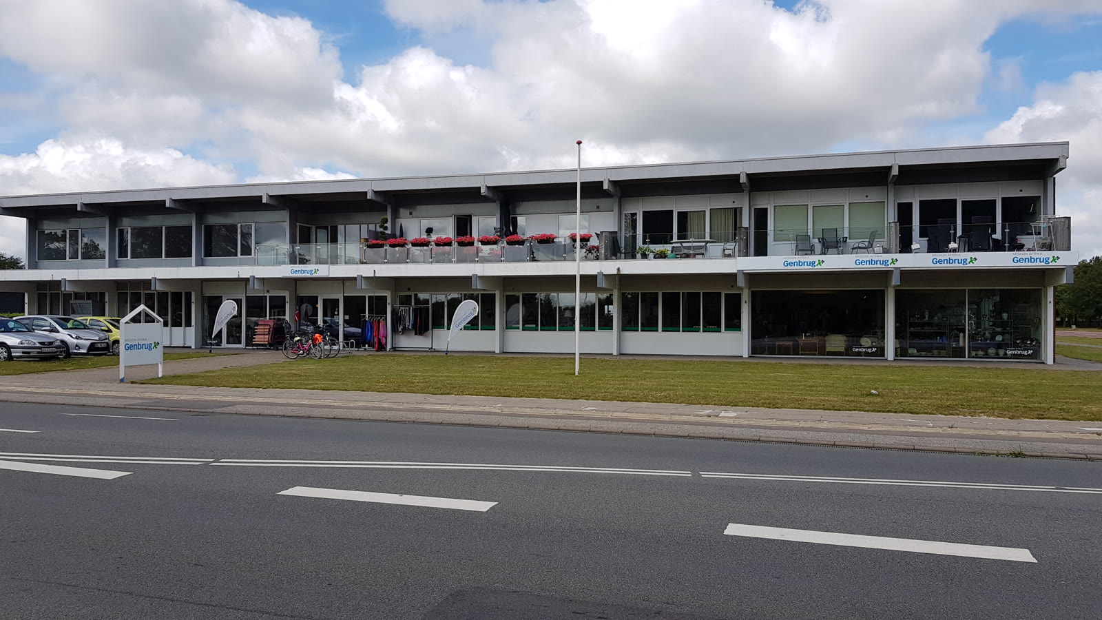 Mission Afrika Genbrug Grindsted — gade og huse i Grindsted