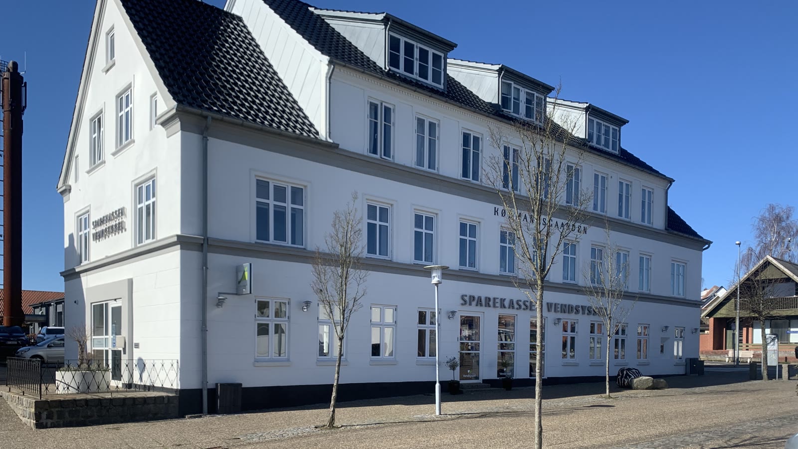 Købmandsgården på Storegade — gade og huse i Hadsund