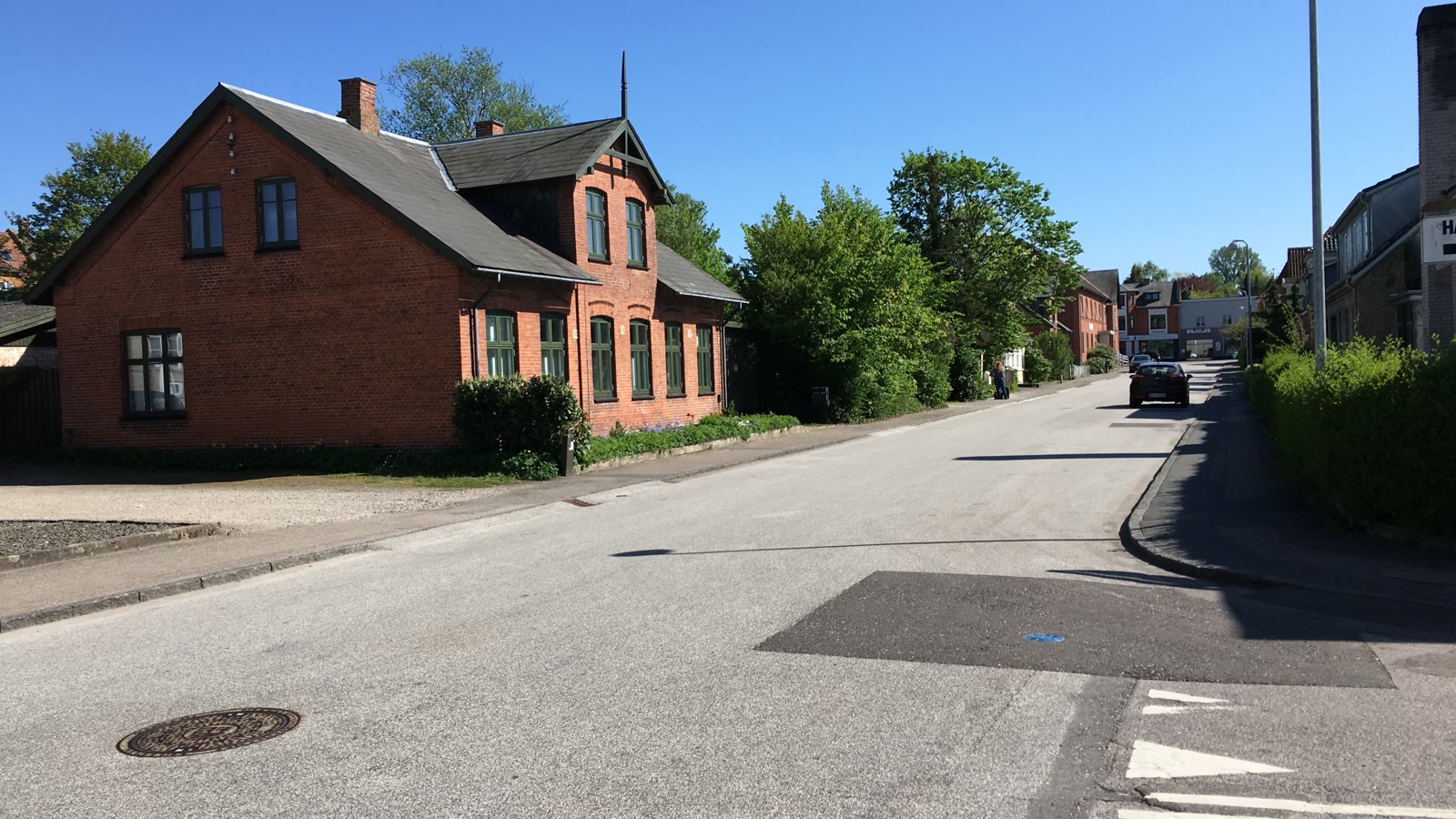 Haslev, Nørregade 01 — gade og huse i Haslev