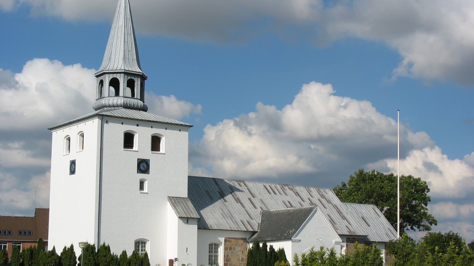 Hedensted Kirke (1) — gade og huse i Hedensted