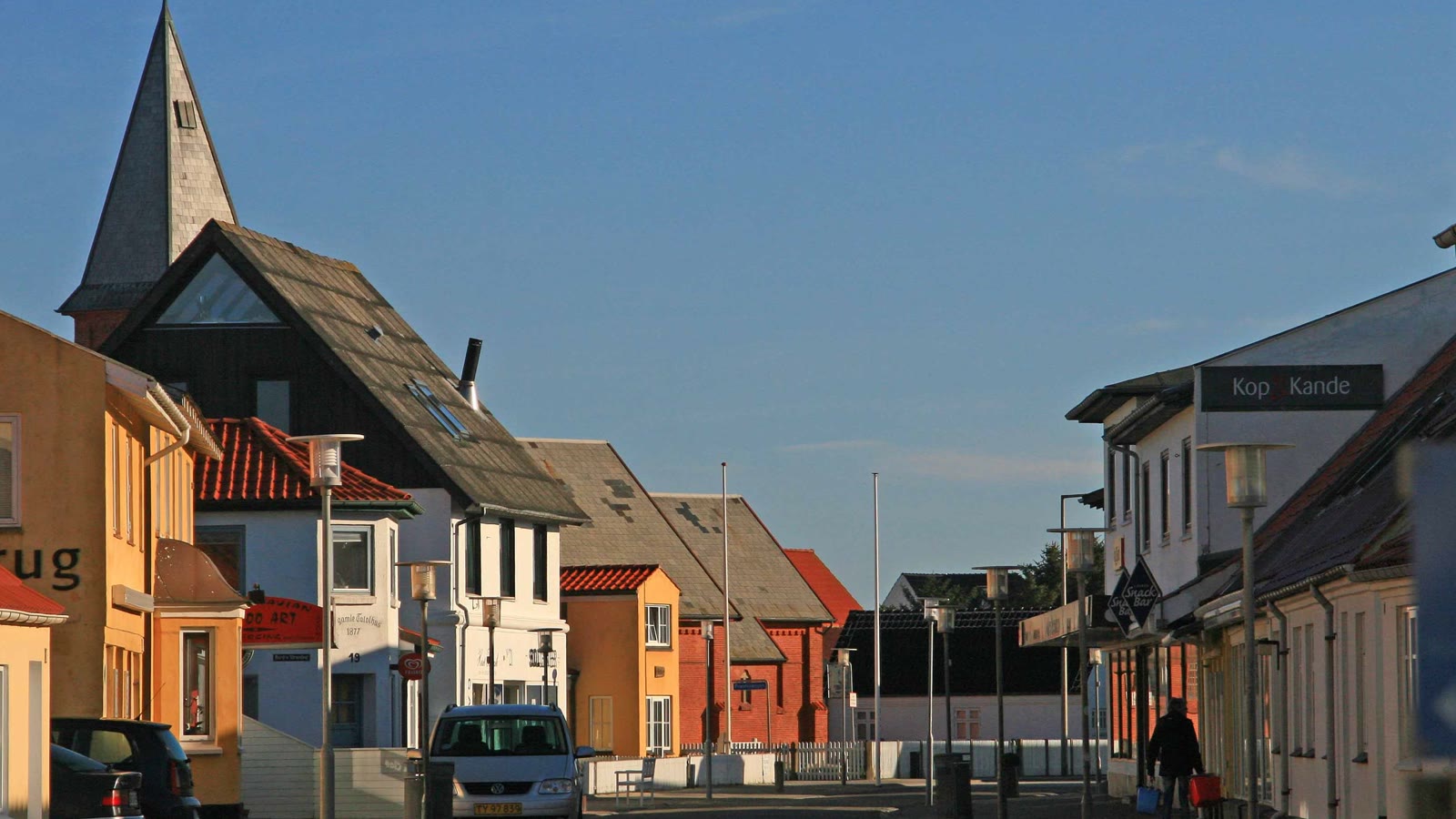 Løkken by — gade og huse i Løkken