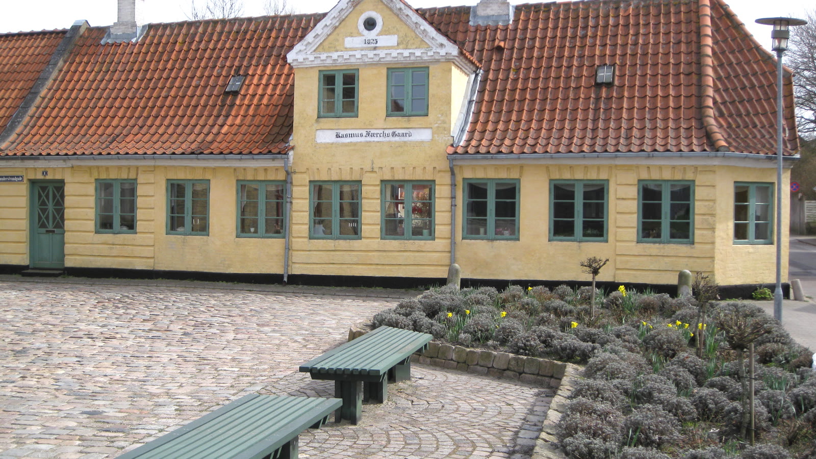 Nibe - Rasmus Færchs Gaard — gade og huse i Nibe
