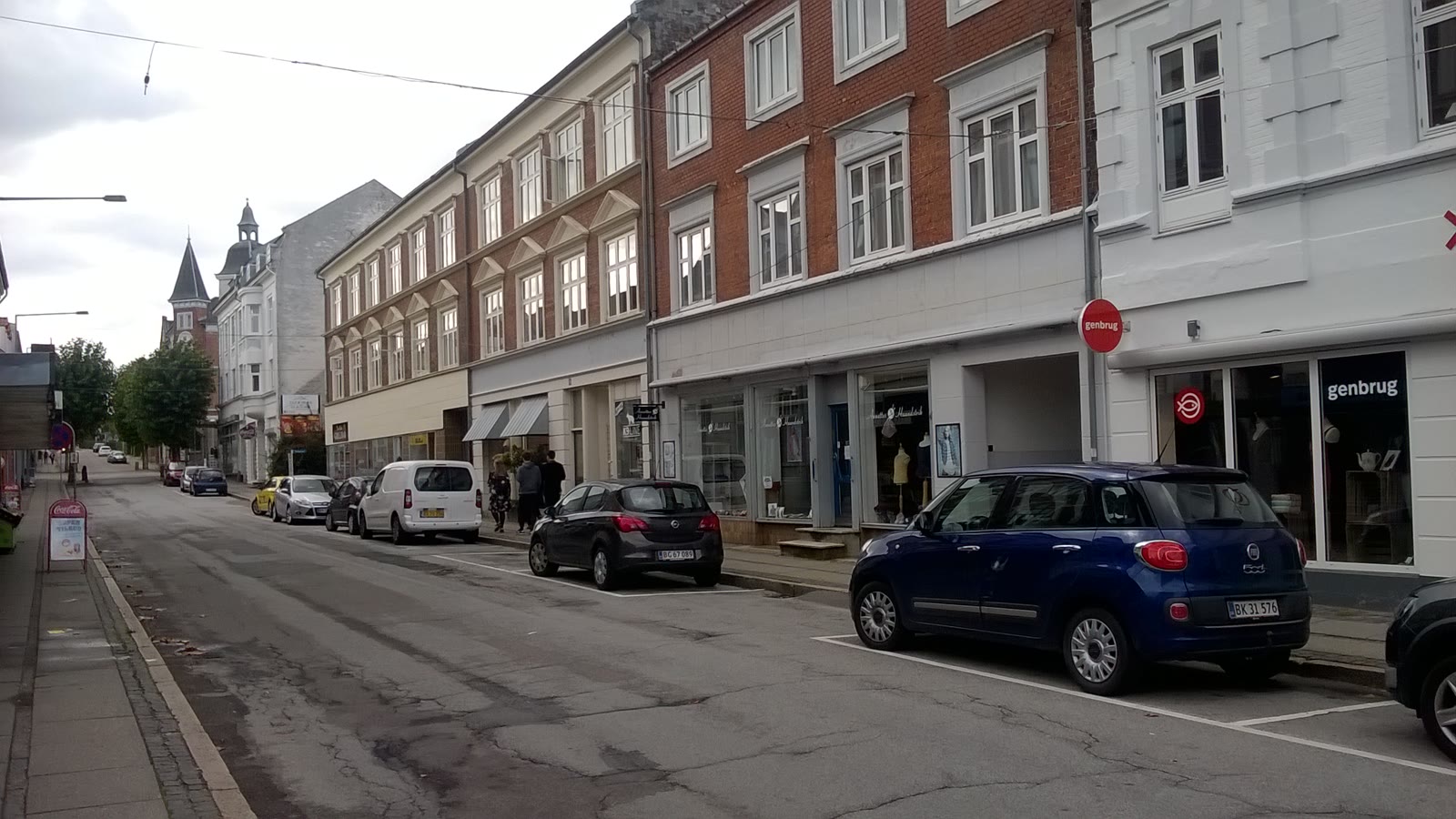 Odder, Holsteinsgade — gade og huse i Odder